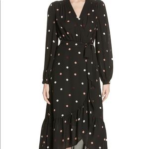 Kate Spade bakery dot wrap dress